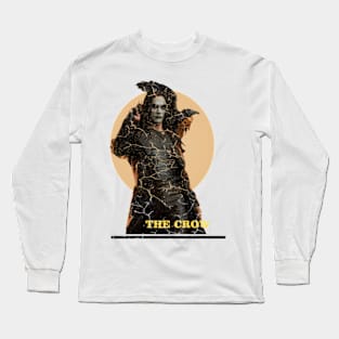 the crow 2 Art Drawing Long Sleeve T-Shirt